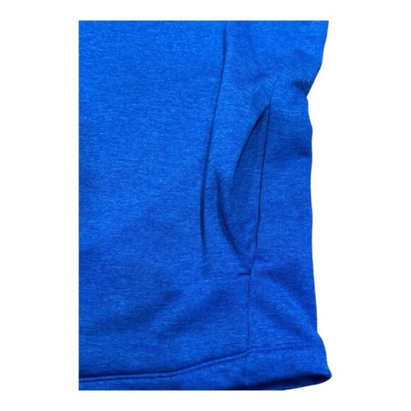 Under Armour Hoodie Mens Medium Blue ColdGear Pullover Logo Athletic Sweatshirt - Picture 10 of 10